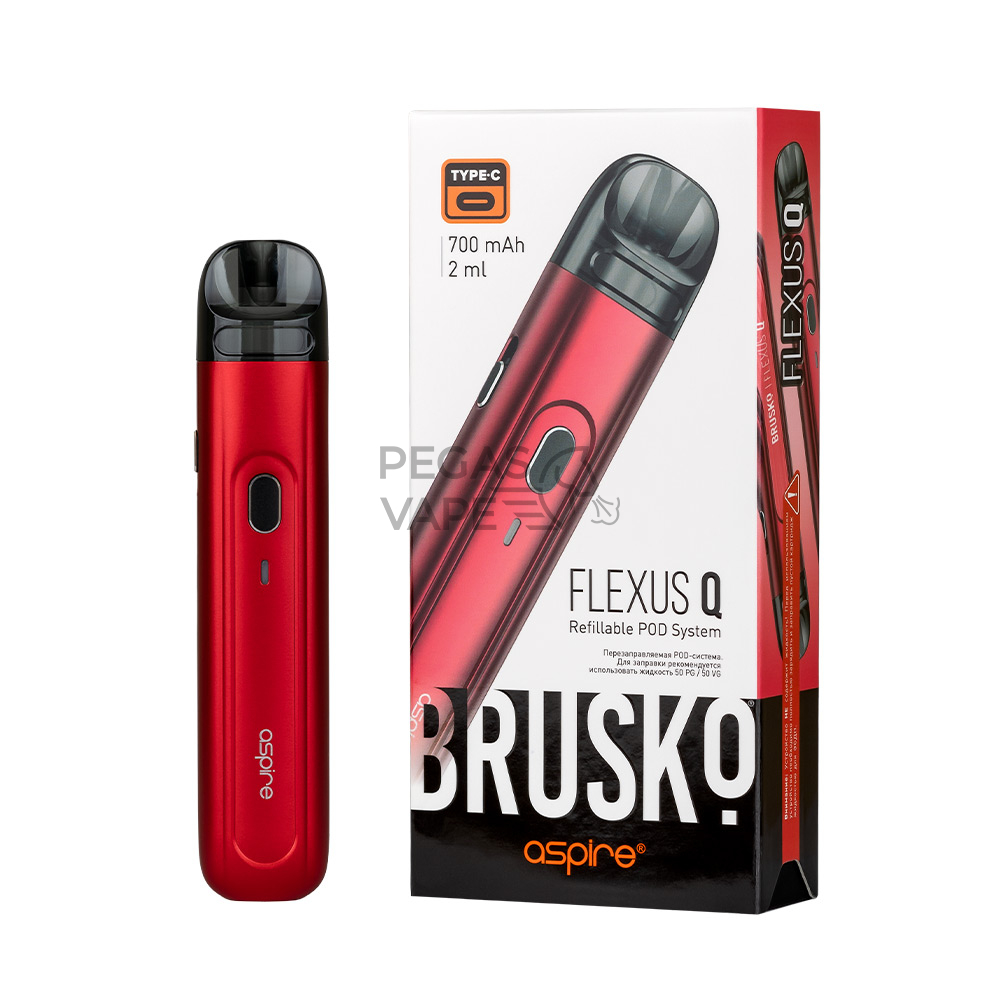 ЭС BRUSKO FLEXUS Q, 700 mAh, Красный (1)