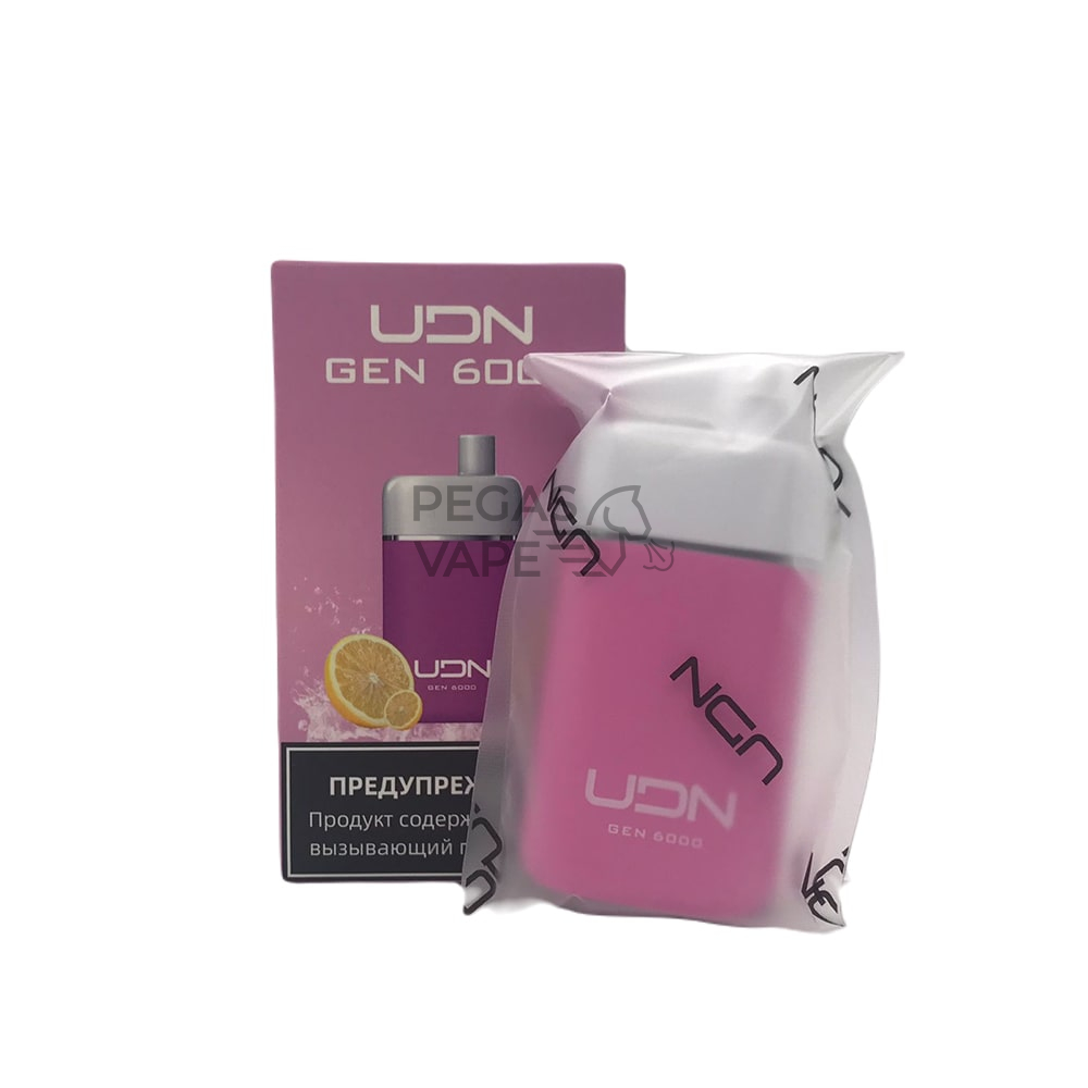UDN_GEN_0004_UDN GEN Pink Lemon (Розовый лимон) 20 мг 6000 затяжек-min