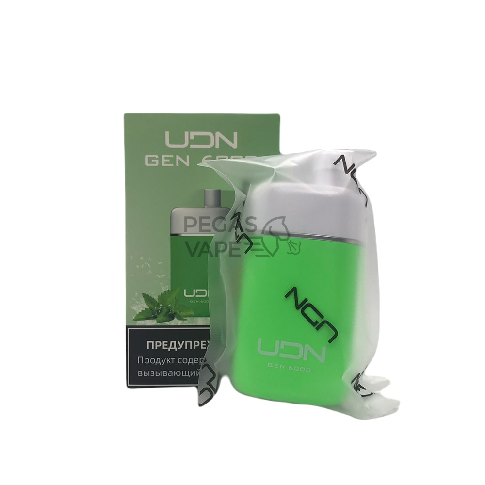 UDN_GEN_0007_UDN GEN Mint Lemon (Мята-лимон) 20 мг 6000 затяжек-min