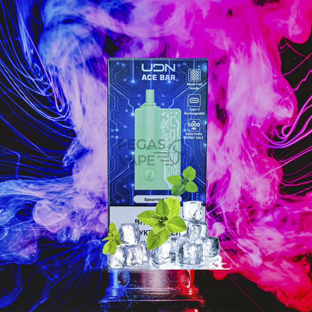 _0006_UDN Ace Bar Мята ( 5000зат.) 5000 затяжек-min