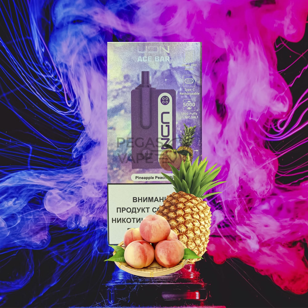 _0016_UDN Ace Bar Ананас Персик ( 5000зат.) 5000 затяжек-min