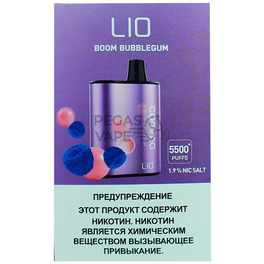 iJoy Lio Comma 5500 Boom Bubblegum (Жвачка из синей малины)