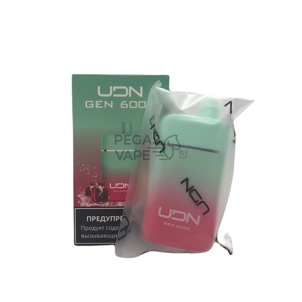 UDN_GEN_0003_UDN GEN Pomegranate Lemon (Гранат-лимон) 20 мг 6000 затяжек-min