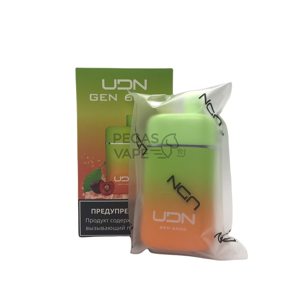 UDN_GEN_0010_UDN GEN Cherry Lemon (Вишня-лимон) 20 мг 6000 затяжек-min