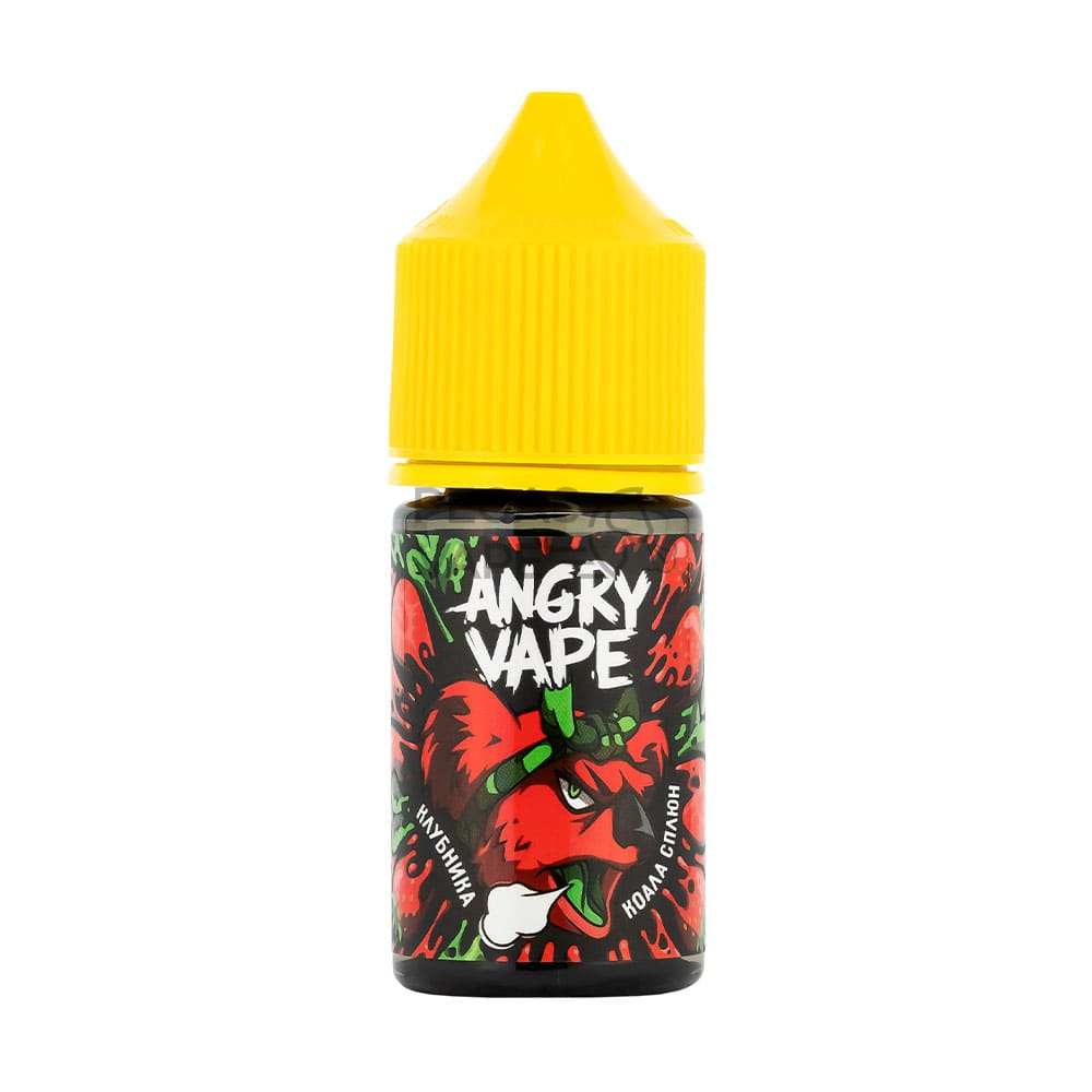 ЖИДКОСТЬ ANGRY VAPE SALT, 30 МЛ, КОАЛА СПЛЮН (КЛУБНИКА), 2