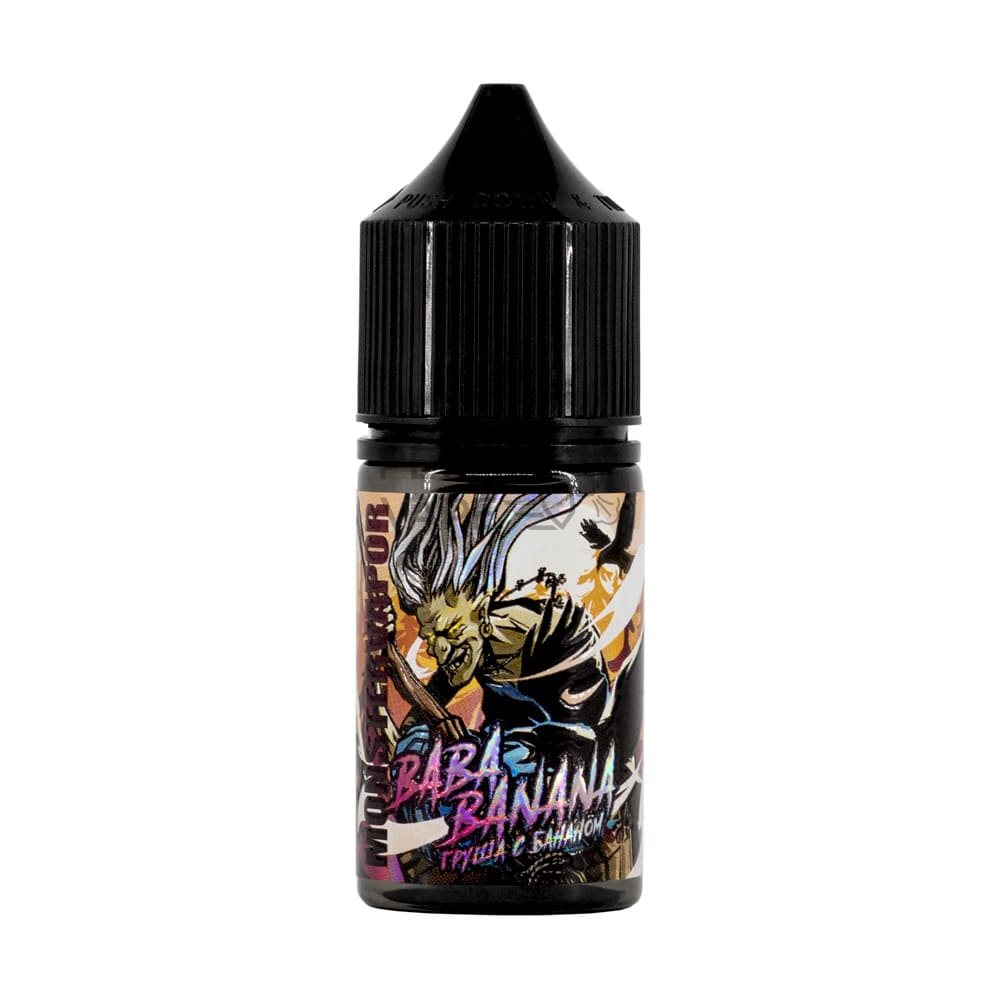 ЖИДКОСТЬ MONSTERVAPOR SALT, 30 МЛ, BABA BANANA (ГРУША С БАНАНОМ), 2