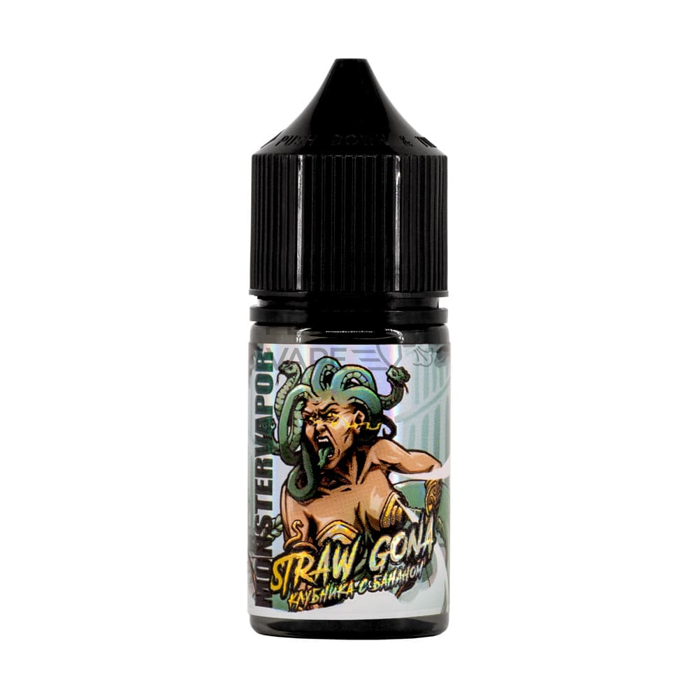 ЖИДКОСТЬ MONSTERVAPOR SALT, 30 МЛ, STRAW GONA (КЛУБНИКА С БАНАНОМ), 2