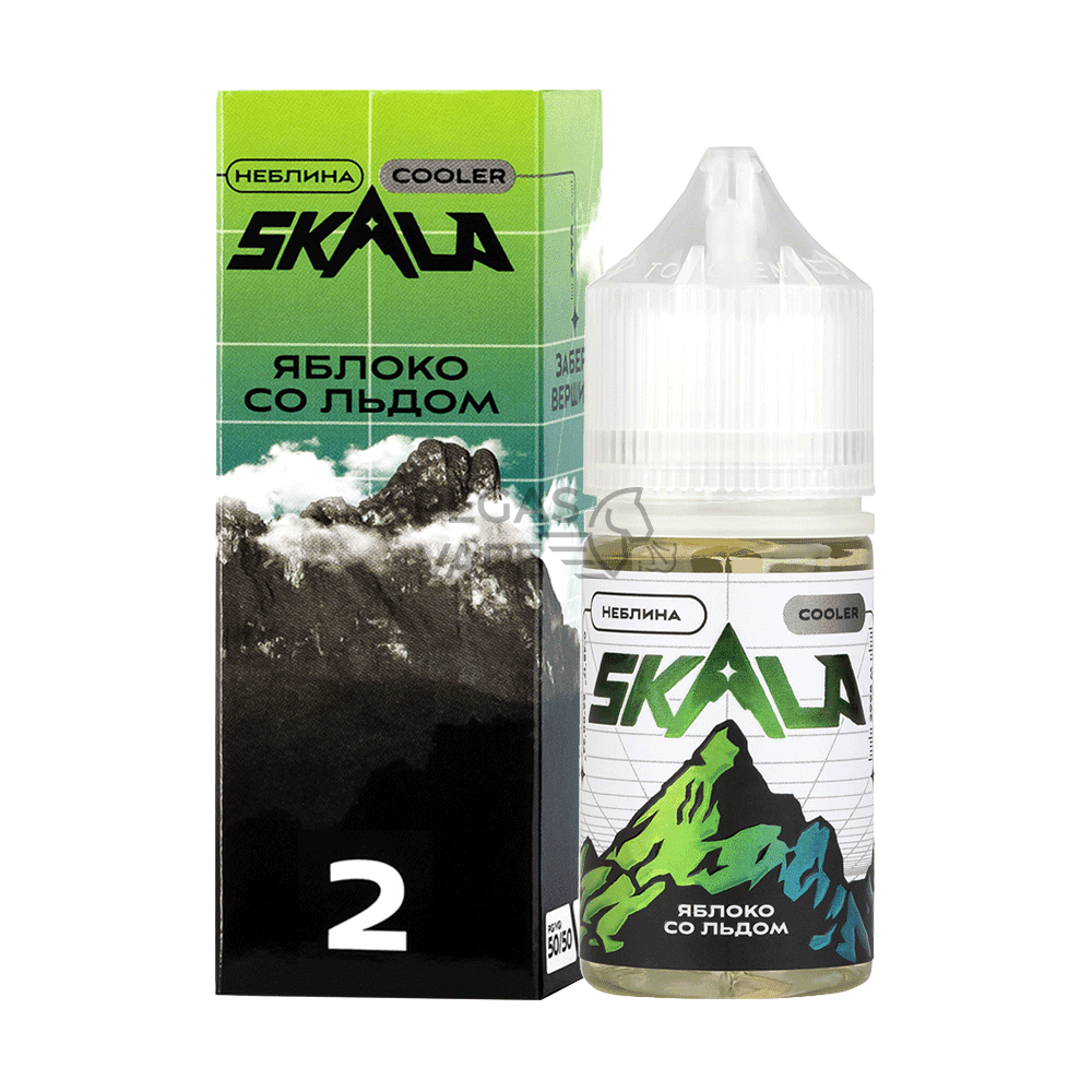 ЖИДКОСТЬ SKALA SALT, 30 МЛ, НЕБЛИНА (ЯБЛОКО СО ЛЬДОМ), 2
