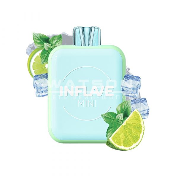 Электронная сигарета INFLAVE MINI 1000 Lime Mojito (Лайм Мохито) - Купить с доставкой в Красногорске