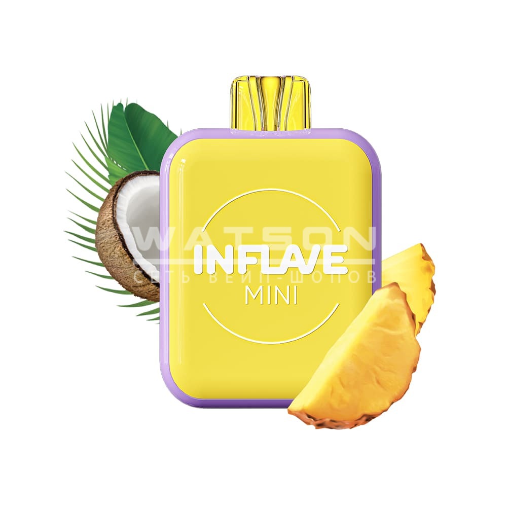 Электронная сигарета INFLAVE MINI 1000 Pineapple Coconut (Ананас Кокос) Электронная сигарета INFLAVE MINI 1000 Pineapple Coconut (Ананас Кокос) - Купить с доставкой в Красногорске