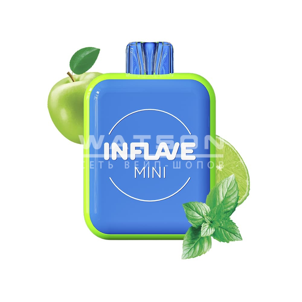 Электронная сигарета INFLAVE MINI 1000 Apple Lime Mint (Яблоко Лайм Мята) Электронная сигарета INFLAVE MINI 1000 Apple Lime Mint (Яблоко Лайм Мята) - Купить с доставкой в Красногорске