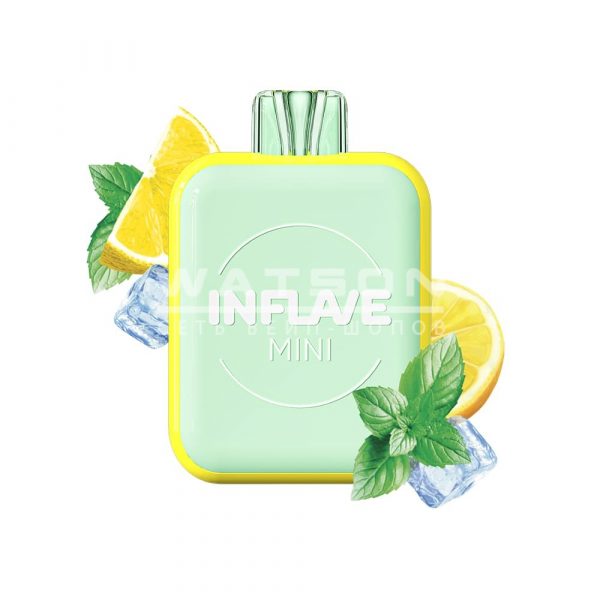 Электронная сигарета INFLAVE MINI 1000 Lemon Mint (Лимон Мята) - Купить с доставкой в Красногорске