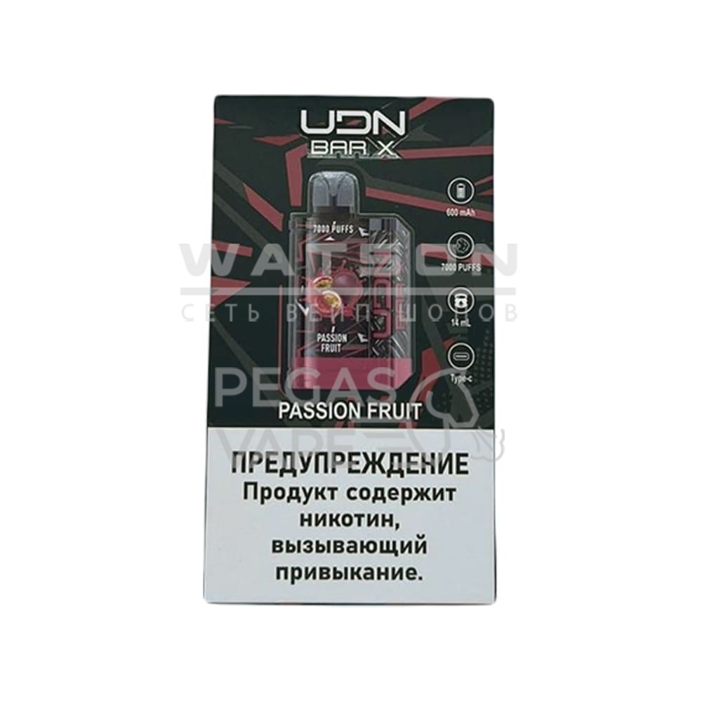 Электронная сигарета UDN BAR X3 7000 (Маракуйя фрукт) Электронная сигарета UDN BAR X3 7000 (Маракуйя фрукт) - Купить с доставкой в Красногорске