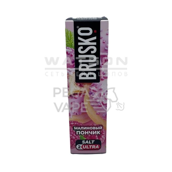Жидкость Brusko Chubby Salt Strong (Малиновый пончик) 35 мл 2% (20 мг/мл) Strong - Купить с доставкой в Красногорске