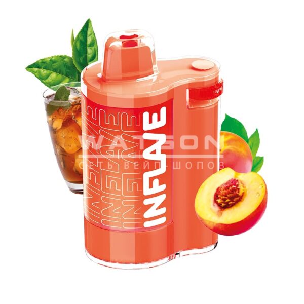Электронная сигарета INFLAVE SPIN 8000 Peach Ice Tea (Персиковый чай) - Купить с доставкой в Красногорске