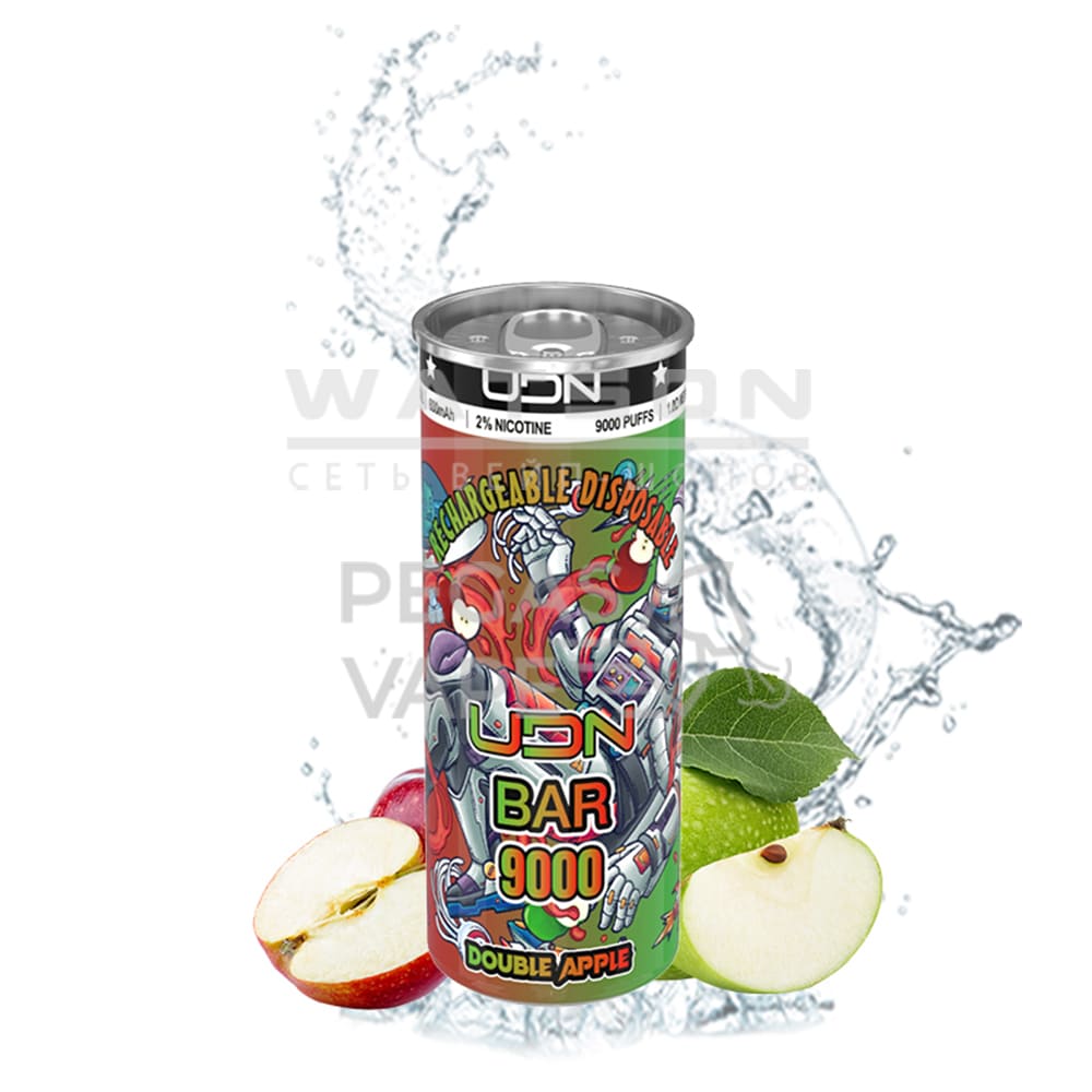 Электронная сигарета UDN BAR 9000 (Двойное яблоко) Электронная сигарета UDN BAR 9000 (Двойное яблоко) - Купить с доставкой в Красногорске