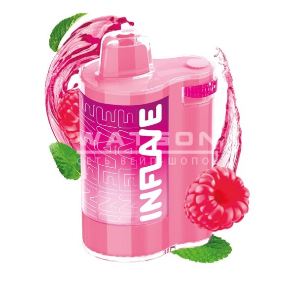 Электронная сигарета INFLAVE SPIN 8000 Raspberry Lemonade (Малиновый лимонад) - Купить с доставкой в Красногорске