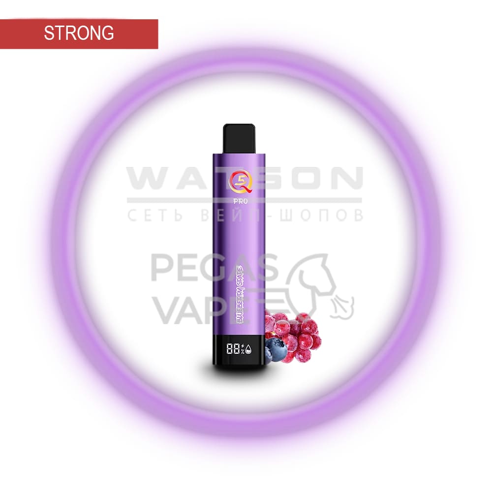 Электронная сигарета Q5 PRO 9000 Strong (Черника виноград) Электронная сигарета Q5 PRO 9000 Strong (Черника виноград) - Купить с доставкой в Красногорске