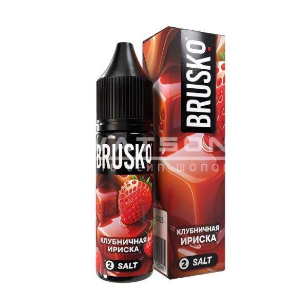 Жидкость Brusko Chubby Salt Strong (Клубничная ириска) 35 мл 2% (20 мг/мл) - Купить с доставкой в Красногорске