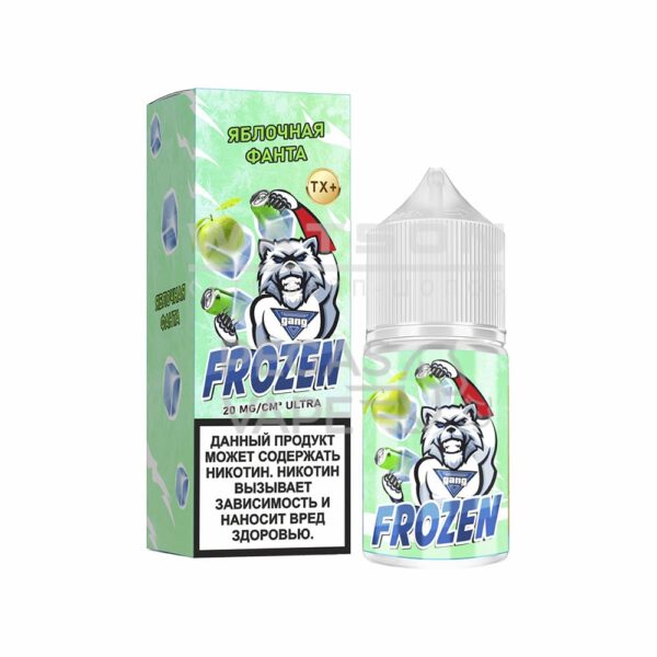 Жидкость Gang FROZEN Ultra (Яблочная фанта) 30 мл 2% (20 мг/мл) - Купить с доставкой в Красногорске