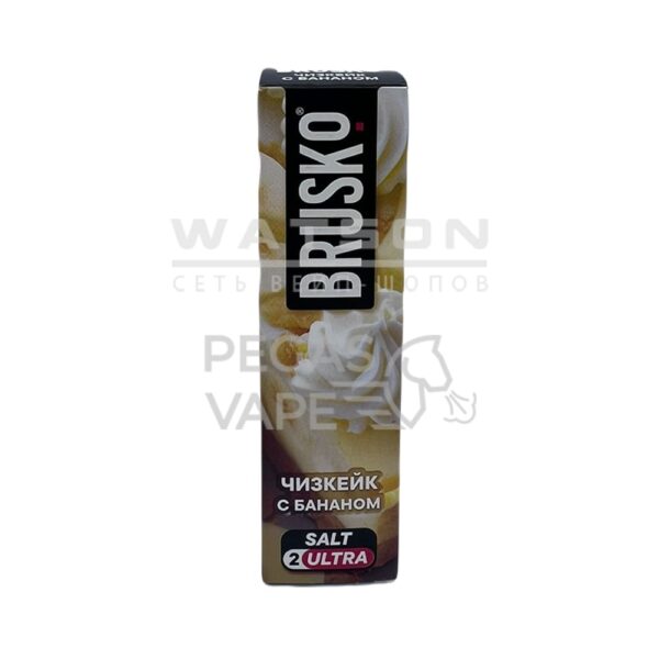 Жидкость Brusko Chubby Salt Strong (Чизкейк с бананом) 35 мл 2% (20 мг/мл) - Купить с доставкой в Красногорске