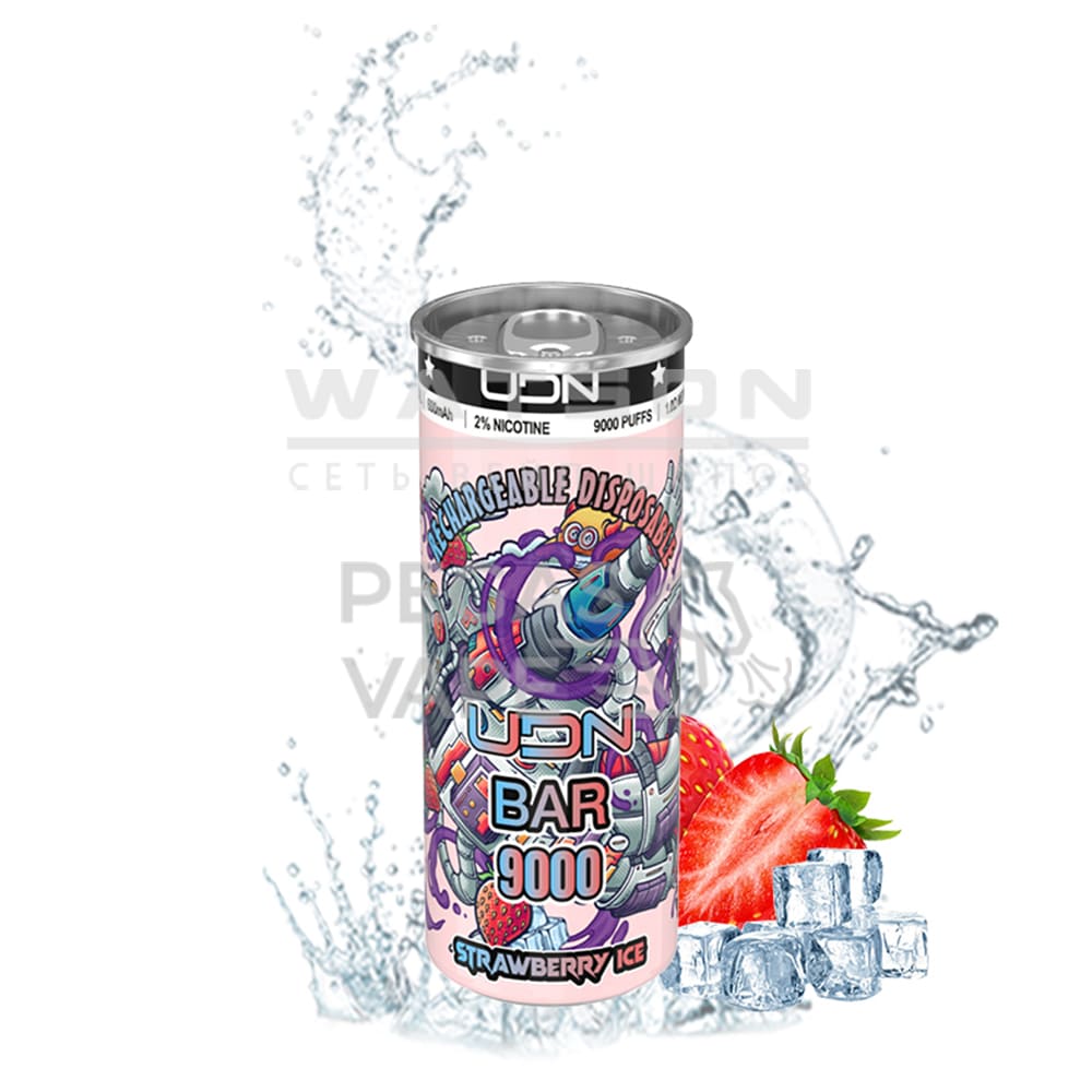 Электронная сигарета UDN BAR 9000 (Ледяная клубника) Электронная сигарета UDN BAR 9000 (Ледяная клубника) - Купить с доставкой в Красногорске