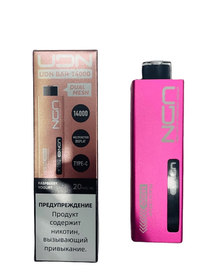 Электронная сигарета UDN BAR 14000 (Малиновый йогурт) Электронная сигарета UDN BAR 14000 (Малиновый йогурт) - Купить с доставкой в Красногорске