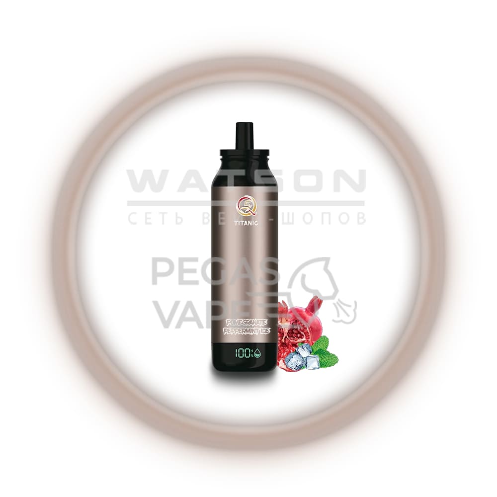 Электронная сигарета Q5 Titanic 14000 (Гранат мята лед) Электронная сигарета Q5 Titanic 14000 (Гранат мята лед) - Купить с доставкой в Красногорске