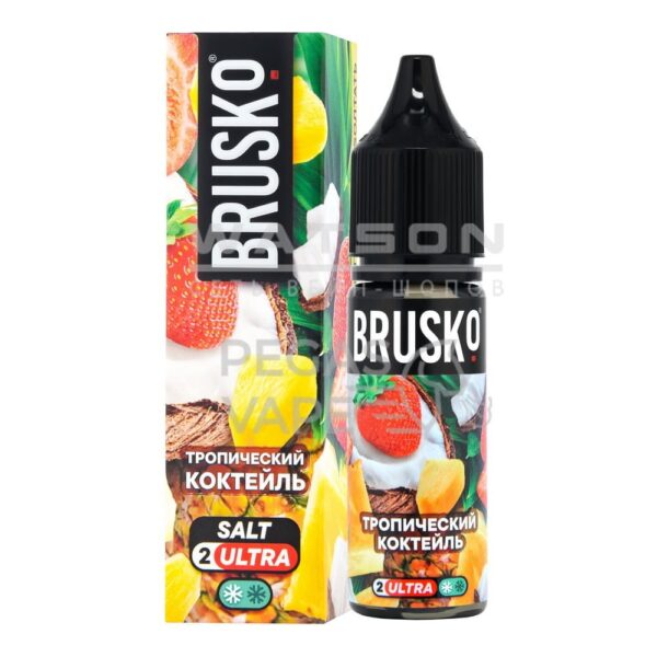 Жидкость Brusko Chubby Salt Strong (Тропический коктейль) 35 мл 2% (20 мг/мл) Strong - Купить с доставкой в Красногорске