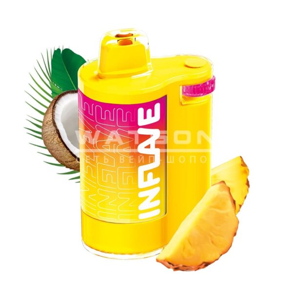 Электронная сигарета INFLAVE SPIN 8000 Pineapple Coconut (Ананас Кокос) - Купить с доставкой в Красногорске