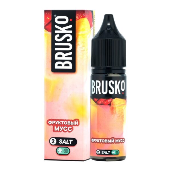 Жидкость Brusko Chubby Salt Strong (Фруктовый мусс) 35 мл 2% (20 мг/мл) - Купить с доставкой в Красногорске