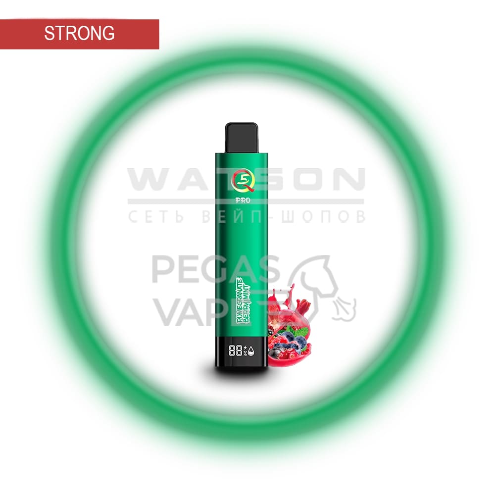 Электронная сигарета Q5 PRO 9000 Strong (Мята лесные ягоды гранат) - Купить с доставкой в Красногорске
