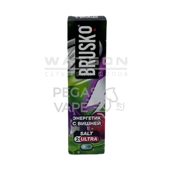 Жидкость Brusko Chubby Salt Strong (Энергетик с вишней) 35 мл 2% (20 мг/мл) Strong - Купить с доставкой в Красногорске