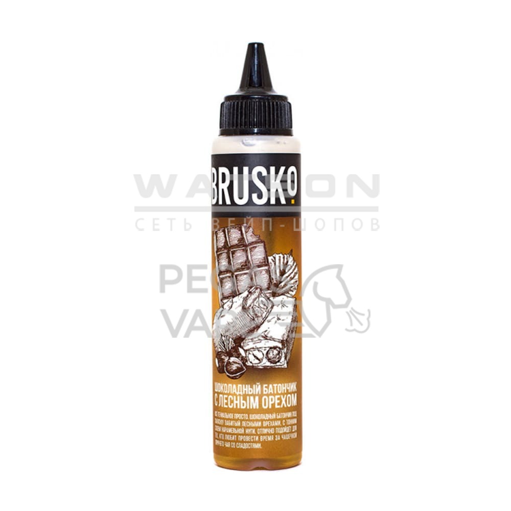 Жидкость Brusko Salt (Шоколадный батончик с лесными орехами) 60 мл 0% (0 мг/мл) Жидкость Brusko Salt (Шоколадный батончик с лесными орехами) 60 мл 0% (0 мг/мл) - Купить с доставкой в Красногорске
