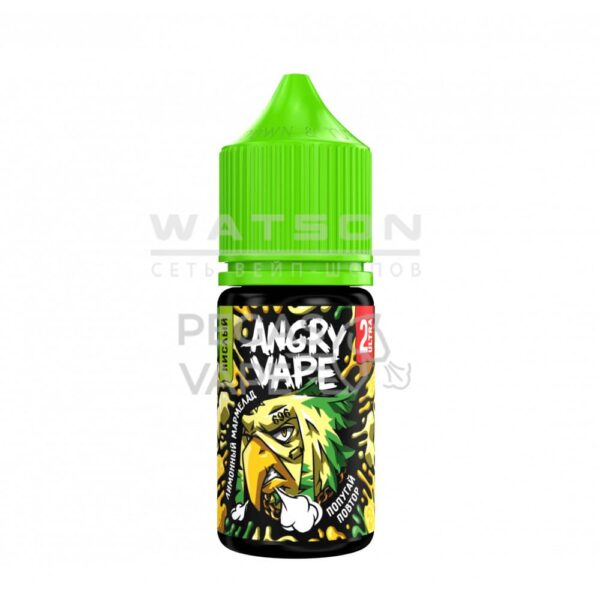 Жидкость Angry Vape Ultra Salt Попугай Повтор  (Лимонный мармелад) 30 мл 2% (20 мг/мл) Strong - Купить с доставкой в Красногорске