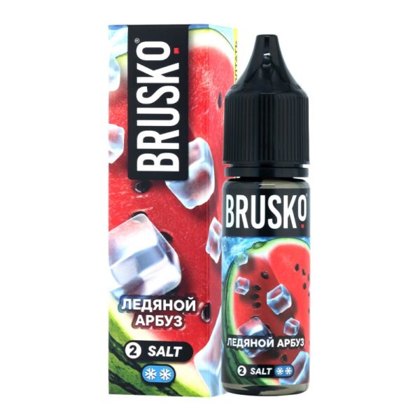 Жидкость Brusko Chubby Salt Strong (Ледяной арбуз) 35 мл 2% (20 мг/мл) - Купить с доставкой в Красногорске