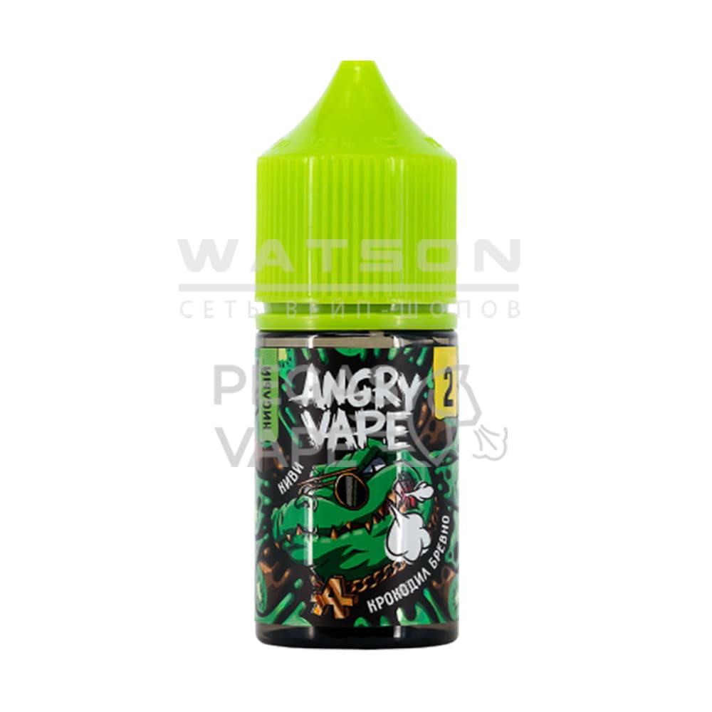 Жидкость Angry Vape Salt Крокодил Бревно (Киви) 30 мл 2% (20 мг/мл) Жидкость Angry Vape Salt Крокодил Бревно (Киви) 30 мл 2% (20 мг/мл) - Купить с доставкой в Красногорске