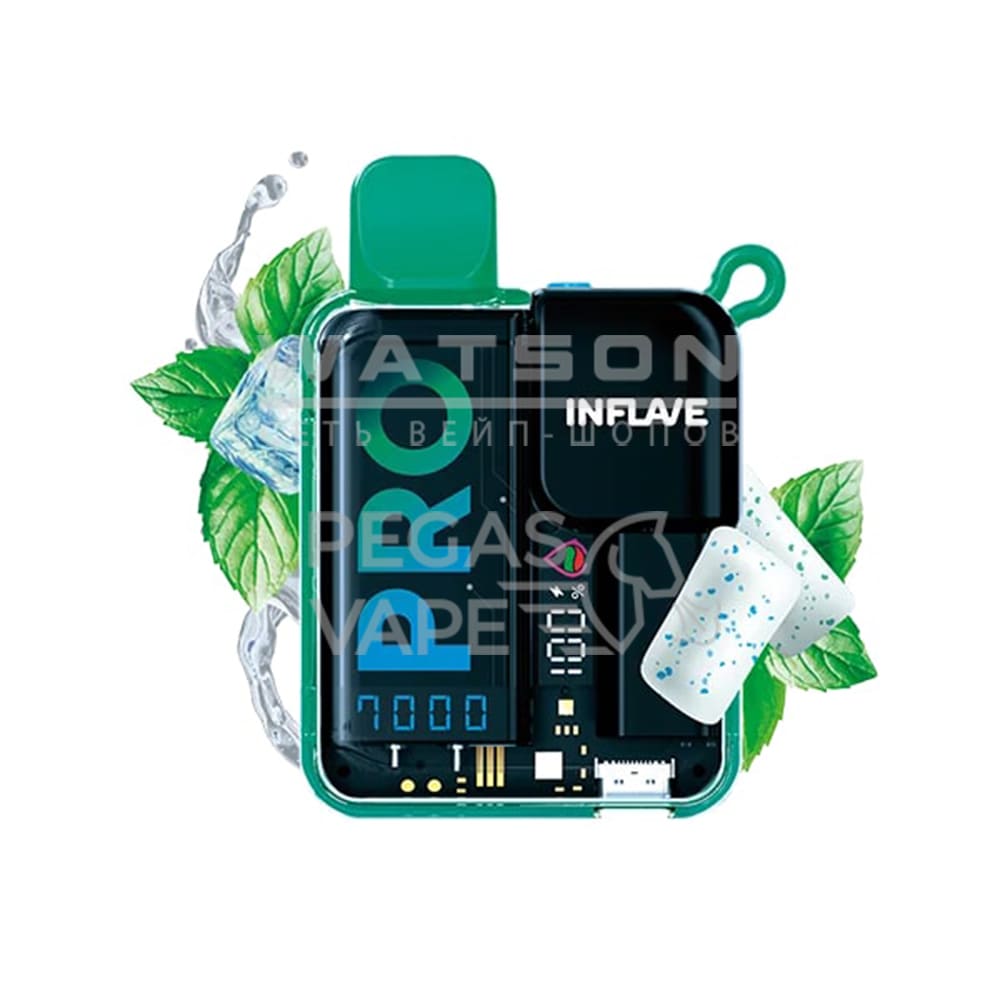 Электронная сигарета INFLAVE PRO 7000 (Мятное драже) Электронная сигарета INFLAVE PRO 7000 (Мятное драже) - Купить с доставкой в Красногорске