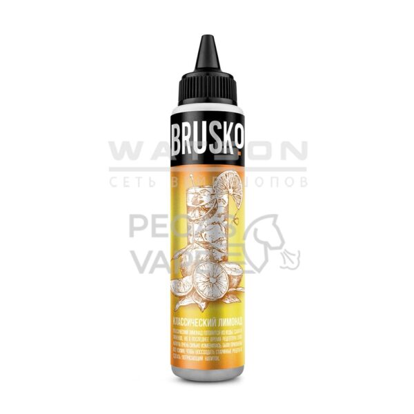Жидкость Brusko Salt (Классический лимонад) 60 мл 0% (0 мг/мл) - Купить с доставкой в Красногорске