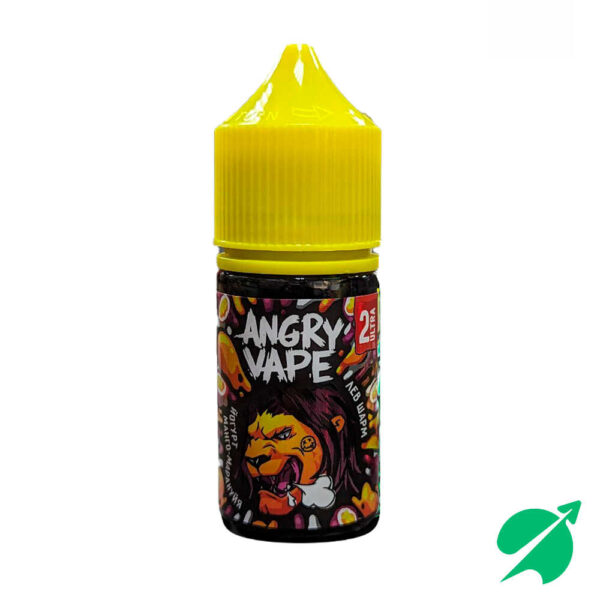 Жидкость Angry Vape Ultra Salt Лев Шарм  (Йогурт манго-маракуйя) 30 мл 2% (20 мг/мл) Strong - Купить с доставкой в Красногорске