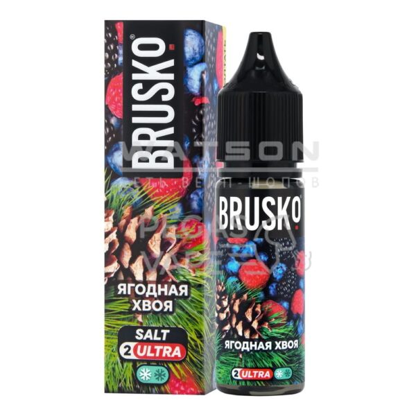 Жидкость Brusko Chubby Salt Strong (Ягодная хвоя) 35 мл 2% (20 мг/мл) Strong - Купить с доставкой в Красногорске