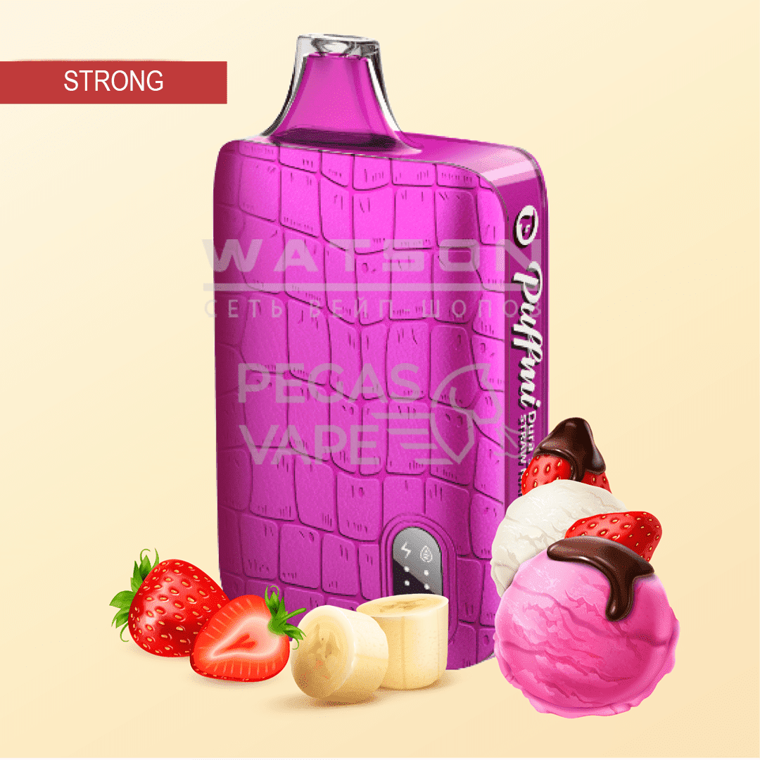 Электронная сигарета PuffMi DURA V2 9000 (Клубнично-банановое мороженое) Электронная сигарета PuffMi DURA V2 9000 (Клубнично-банановое мороженое) - Купить с доставкой в Красногорске