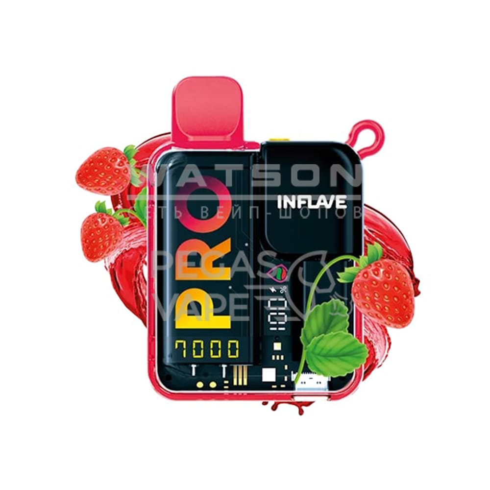 Электронная сигарета INFLAVE PRO 7000 (Земляничный джем) Электронная сигарета INFLAVE PRO 7000 (Земляничный джем) - Купить с доставкой в Красногорске