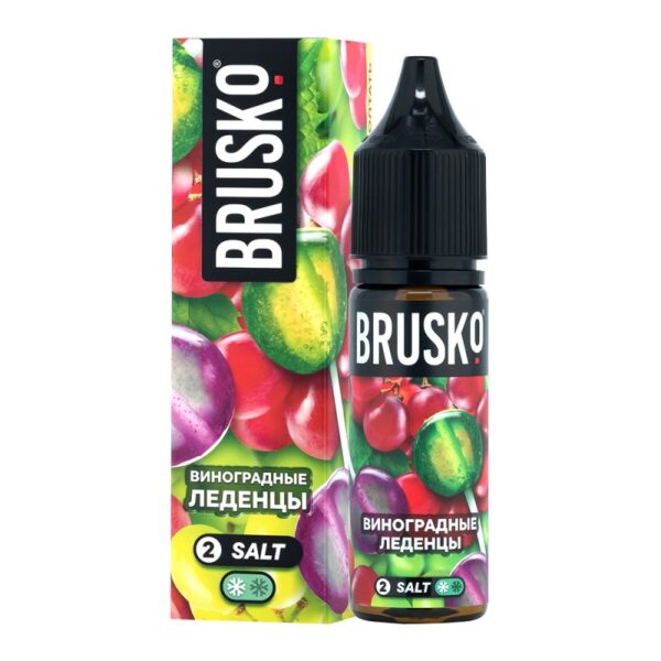 Жидкость Brusko Chubby Salt Strong (Виноградные леденцы) 35 мл 2% (20 мг/мл) - Купить с доставкой в Красногорске