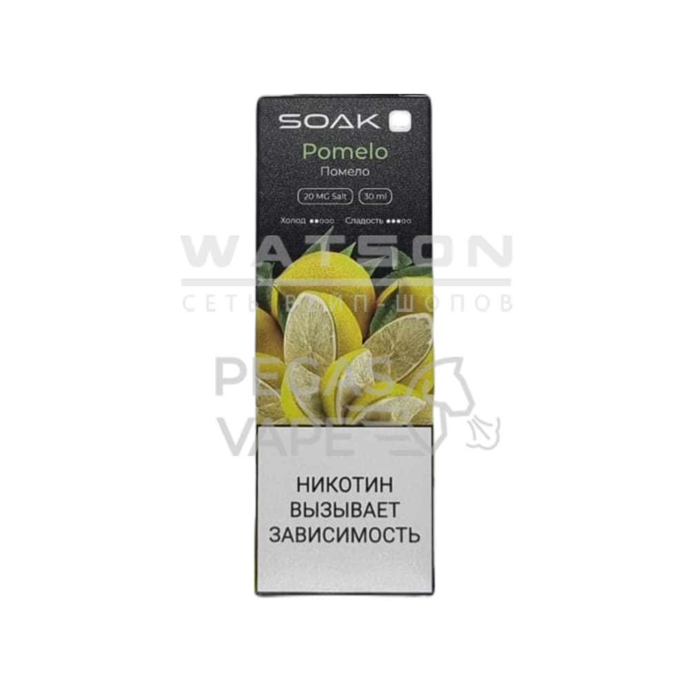 Жидкость SOAK L (Помело) 30 мл 2% (20 мг/мл) Жидкость SOAK L (Помело) 30 мл 2% (20 мг/мл) - Купить с доставкой в Красногорске