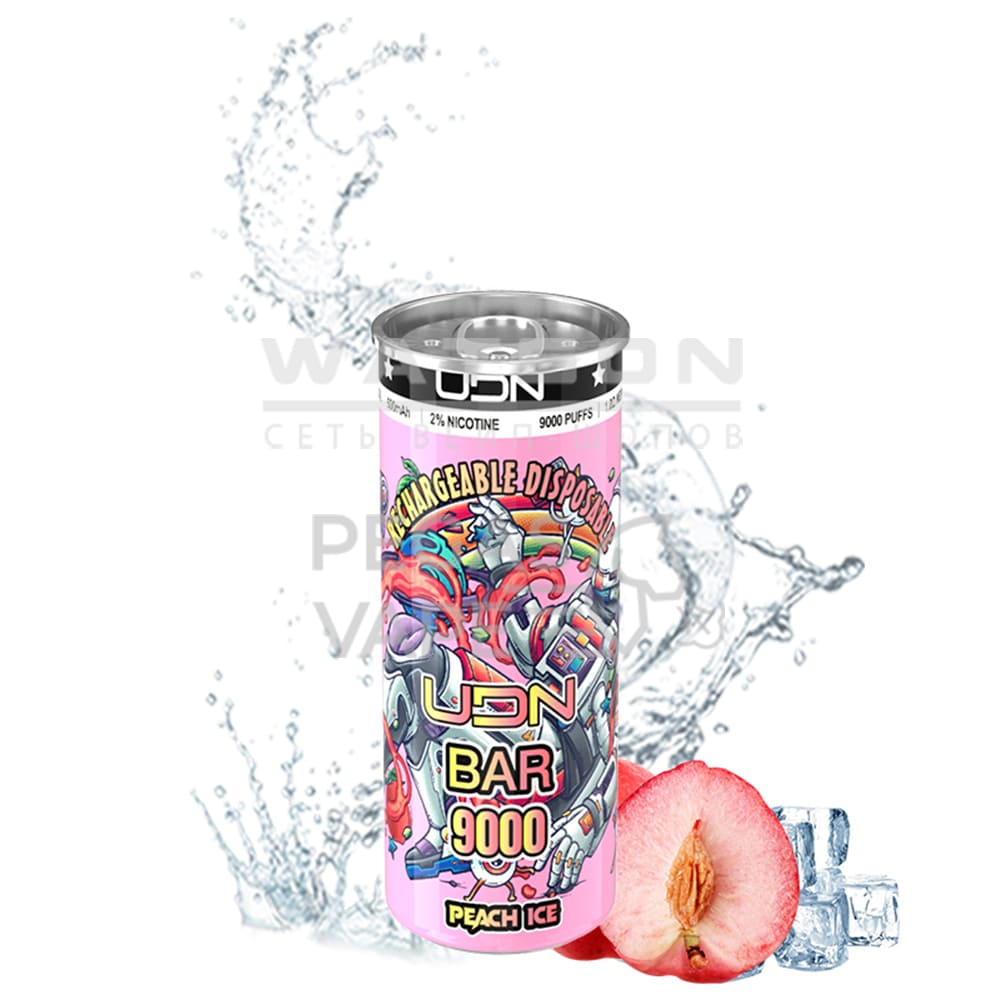 Электронная сигарета UDN BAR 9000 (Ледяной персик) Электронная сигарета UDN BAR 9000 (Ледяной персик) - Купить с доставкой в Красногорске