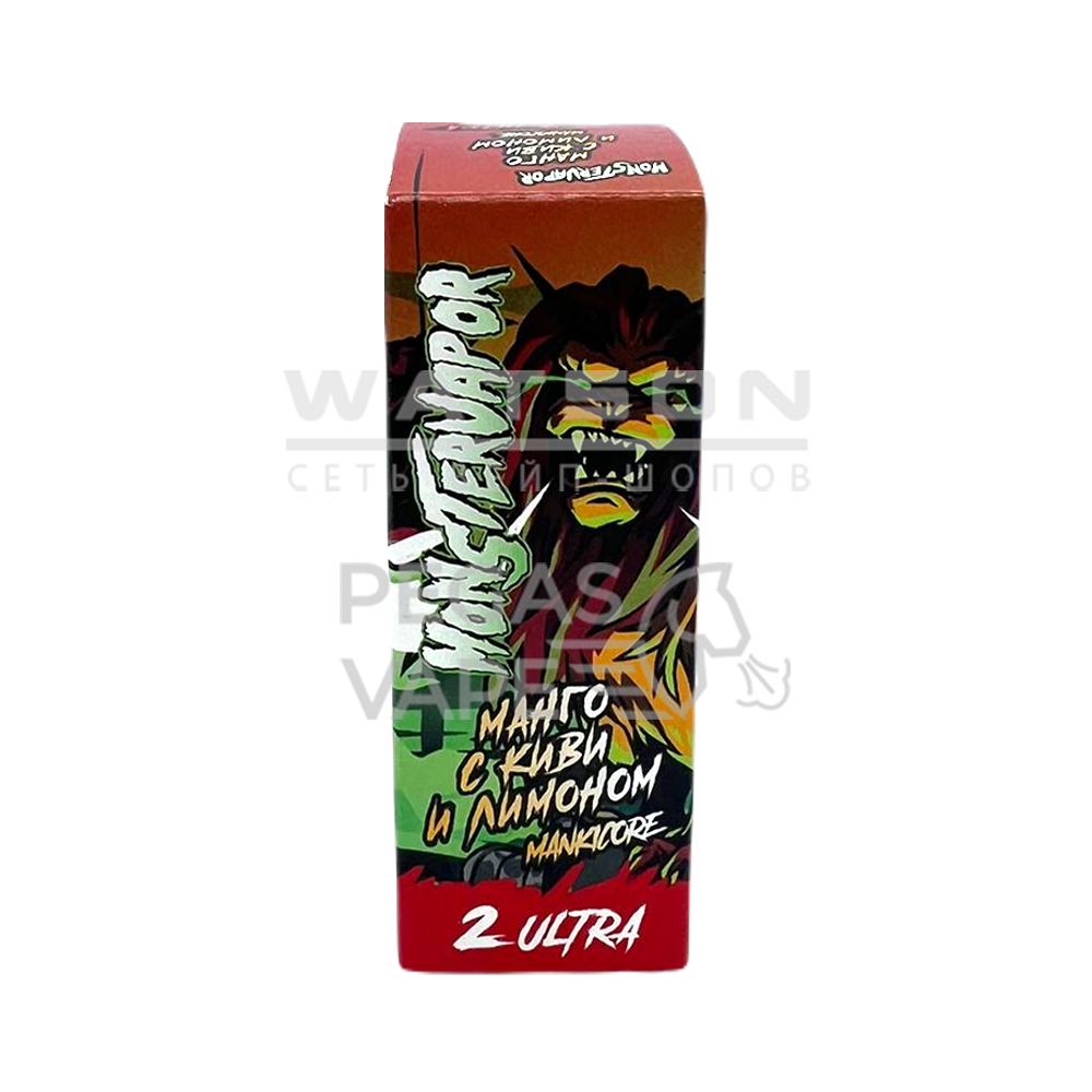 Жидкость MONSTERVAPOR ULTRA MANKICORE (Манго с киви лимон) 30 мл 2% (20 мг/мл) Strong Жидкость MONSTERVAPOR ULTRA MANKICORE (Манго с киви лимон) 30 мл 2% (20 мг/мл) Strong - Купить с доставкой в Красногорске