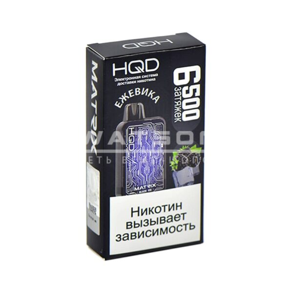 Электронная сигарета HQD MATRIX 6500 (Ежевика) - Купить с доставкой в Красногорске