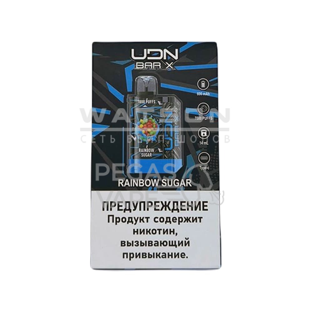Электронная сигарета UDN BAR X3 7000 (Радужное драже) Электронная сигарета UDN BAR X3 7000 (Радужное драже) - Купить с доставкой в Красногорске