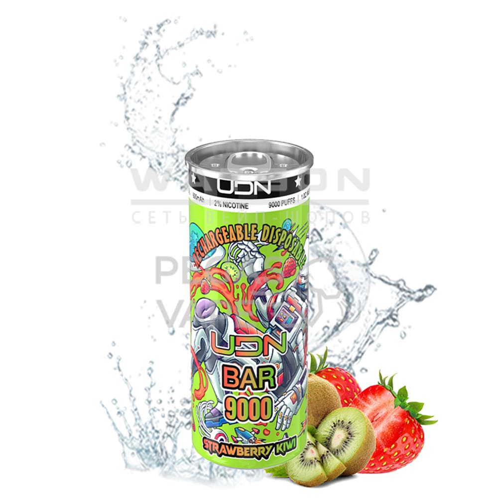 Электронная сигарета UDN BAR 9000 (Клубника киви) Электронная сигарета UDN BAR 9000 (Клубника киви) - Купить с доставкой в Красногорске